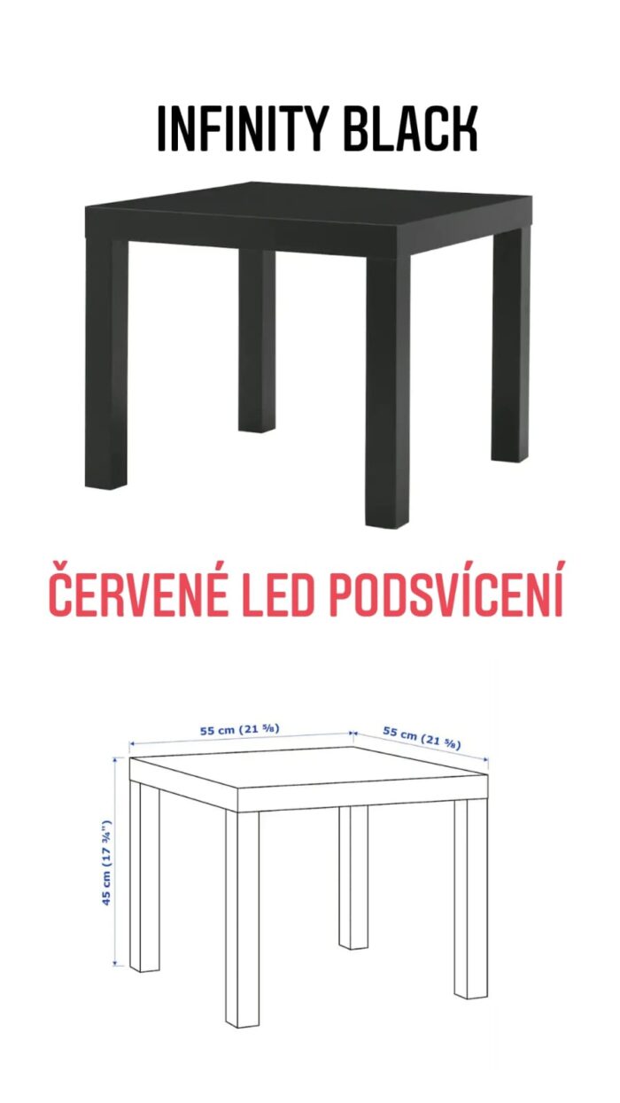 Konferenční stůl INFINITY BLACK - Obrázek 2
