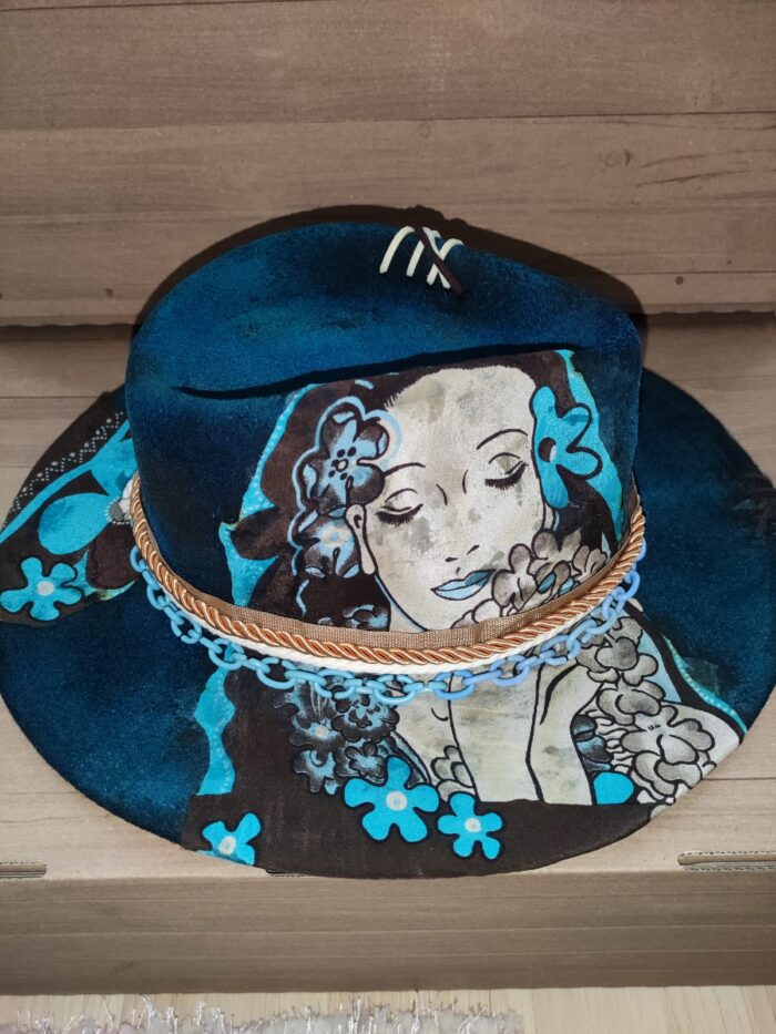 Klobouk Blue Geisha - Obrázek 8