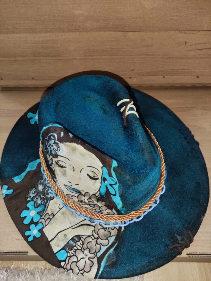 Klobouk Blue Geisha
