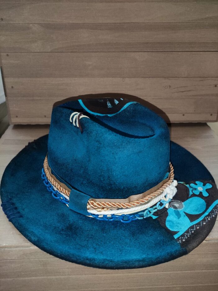 Klobouk Blue Geisha - Obrázek 4