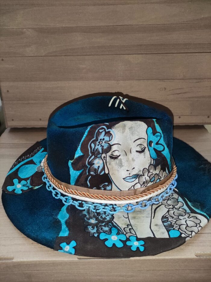 Klobouk Blue Geisha - Obrázek 5