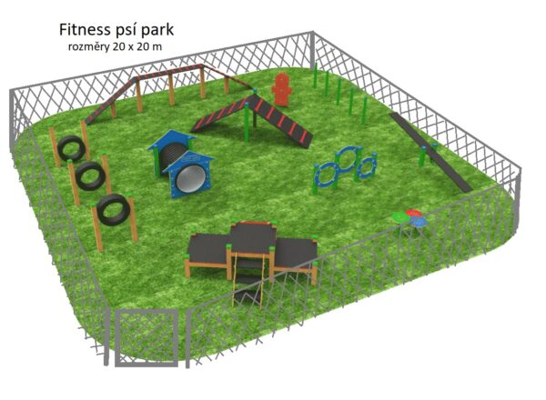 Fitness psi park 20 x 20 m